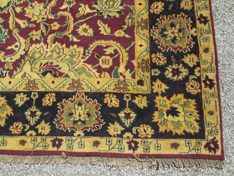 ORIENTAL RUG AGRA PATTERN A FINE HAND WOVEN 8 x 10 NEVER USED RUG FULL PILE gallery