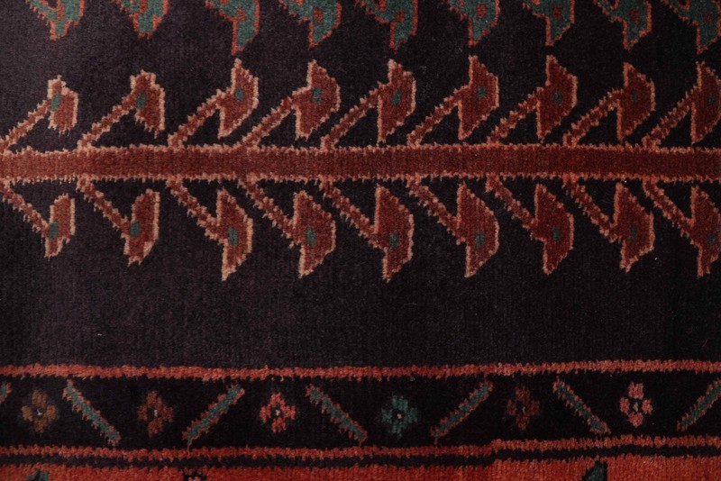 Traditional Vintage Hand-Knotted Carpet 4'11" x 9'8" Wool Area Rug gallery