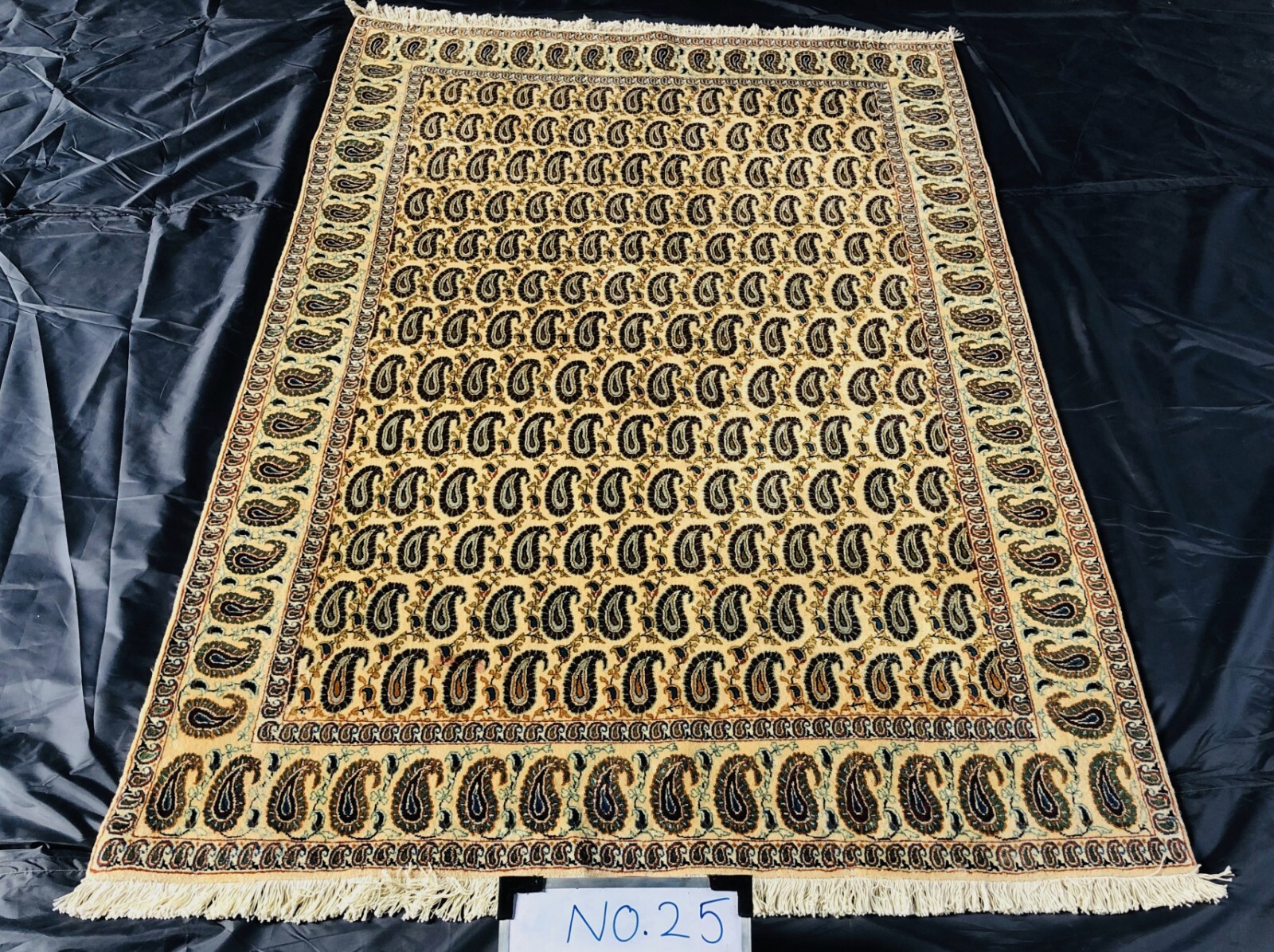 Allover Boteh Vintage Caucasian Area Rug 5x7 Hand Knotted Oriental Wool Carpet gallery