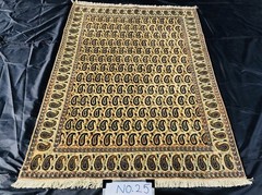 Allover Boteh Vintage Caucasian Area Rug 5×7 Hand Knotted Oriental Wool Carpet