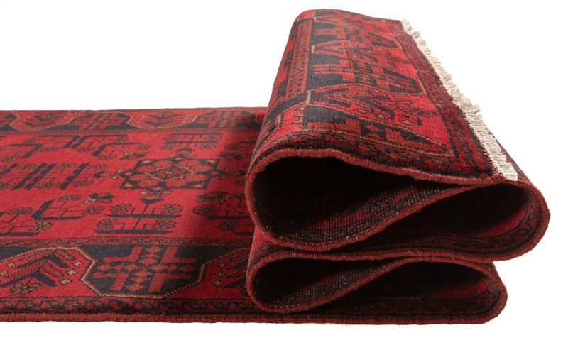 Afghan Hand Knotted Oriental Rug 288x82cm - Excellent Condition, Carpet, Rug,... gallery