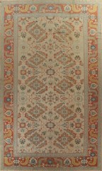 Clearance Antique Ivory Sultanabad 14×20 Area Rug Palace Size Hand-knotted Wool