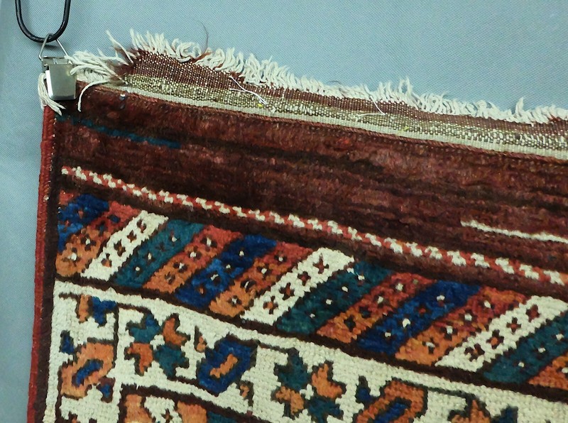 Antique Shahsavan Rug Very Good Condition Cute Animals Great Colors 56X41 in gallery