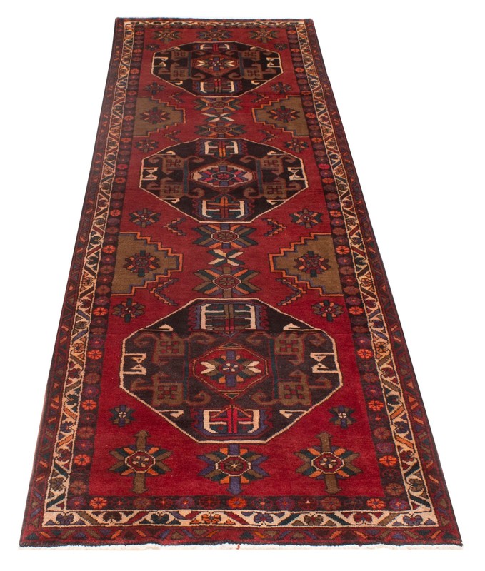 Traditional Vintage Hand-Knotted Area Rug 4'1" x 13'5" Oriental Wool Carpet gallery