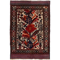 Authentic Barjasta Rug Traditional Kilim Carpet 6.1×3.8ft