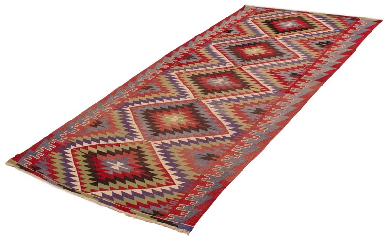 Vintage Hand Woven Area Rug 5'5" x 10'6" Traditional Wool Oriental Carpet gallery