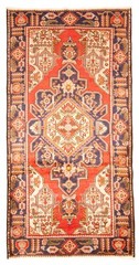 Vintage Traditional Hand-Knotted Area Rug 4’11” x 9’10” Oriental Wool Carpet