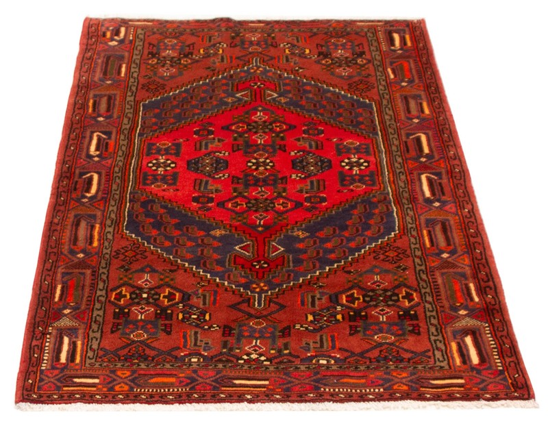 Vintage Traditional Hand-Knotted Area Rug 4'0" x 6'5" Oriental Wool Carpet gallery