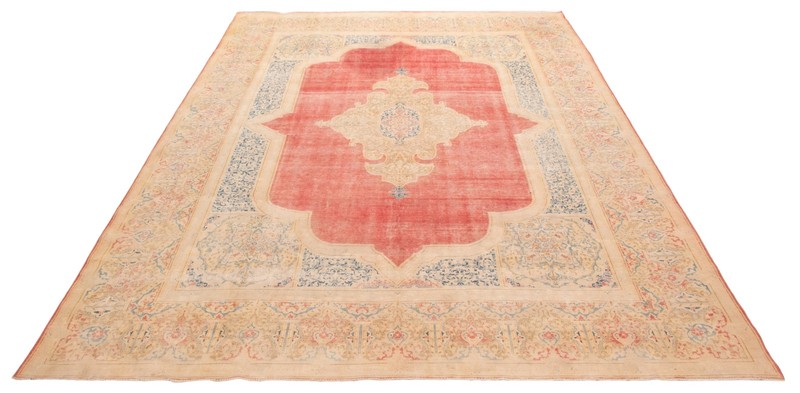 Vintage Hand-Knotted Area Rug 10'0" x 13'7" Traditional Oriental Wool Carpet gallery
