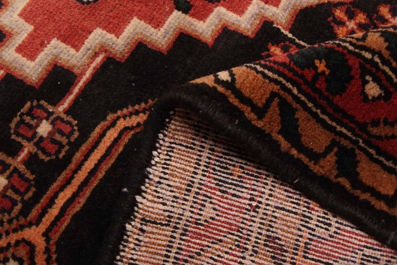 Vintage 3'7" x 5'7" Traditional Hand Knotted Vegetable Dye Wool Area Rug gallery