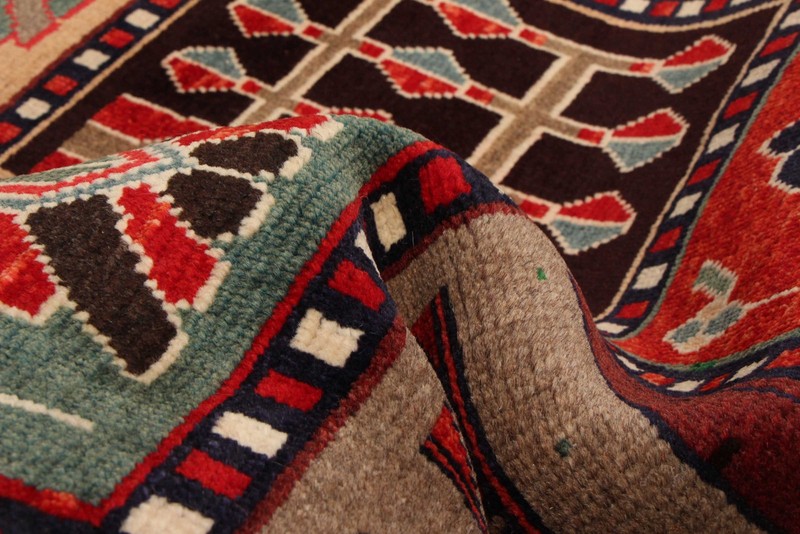 Vintage 3'5" x 6'8" Traditional Hand Knotted Vegetable Dye Wool Area Rug gallery