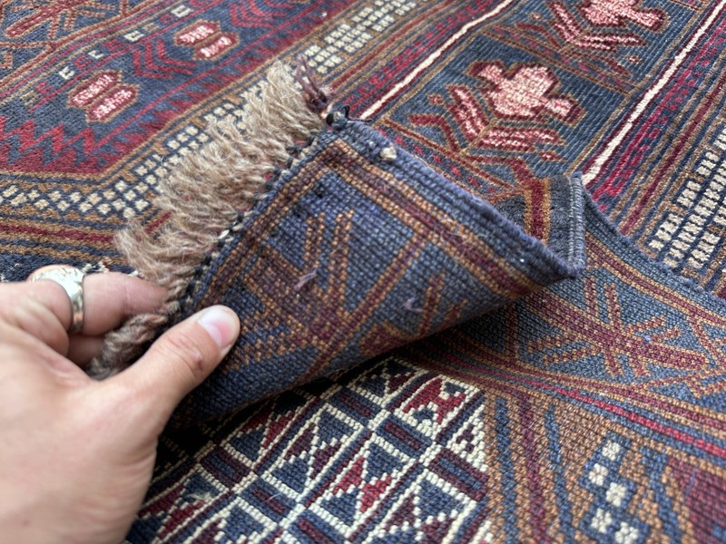 Vintage Gorgeous Natural Vegetable Dye Afghan Zakani Nomad Tribal Prayer Carpet gallery