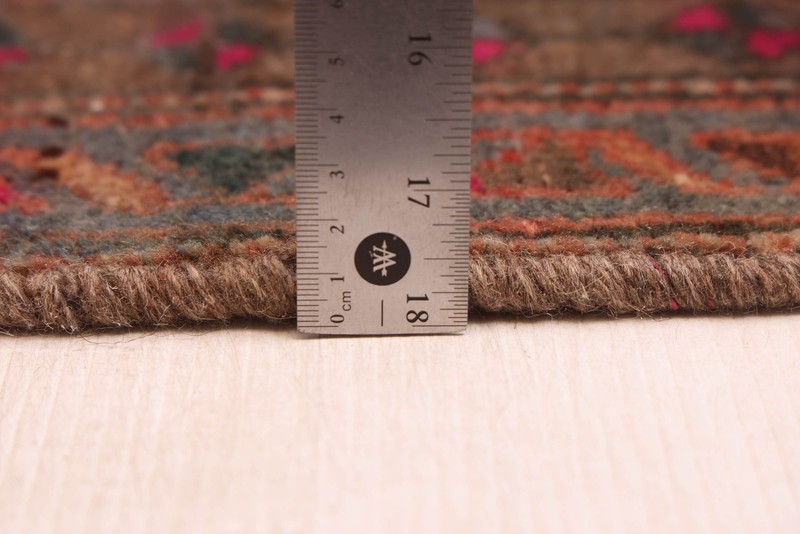 Vintage Hand-knotted Runner Rug 3'8" x 13'10" Traditional Oriental Wool Carpet gallery