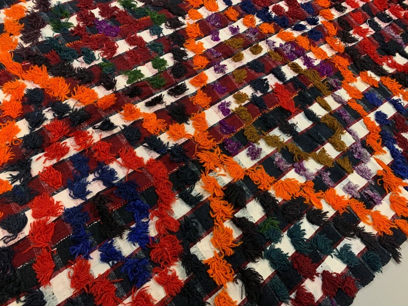 Vintage Turkish Kilim Rug 245x157 cm wool kelim Large gallery
