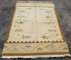 Vintage Traditional Handmade Beautiful Turkish Kilim Floor Rug Carpet 170×118 cm