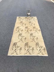 Beige Turkish Rug , Vintage Area Rug , Neutral Wool Rug , Brown Beige Rug , Hand