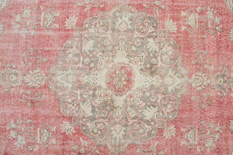 Area Rug,Oushak Rug,Turkish Rug,Vintage Rug,Turkish Oushak, 6.9 x 10.2 feet gallery