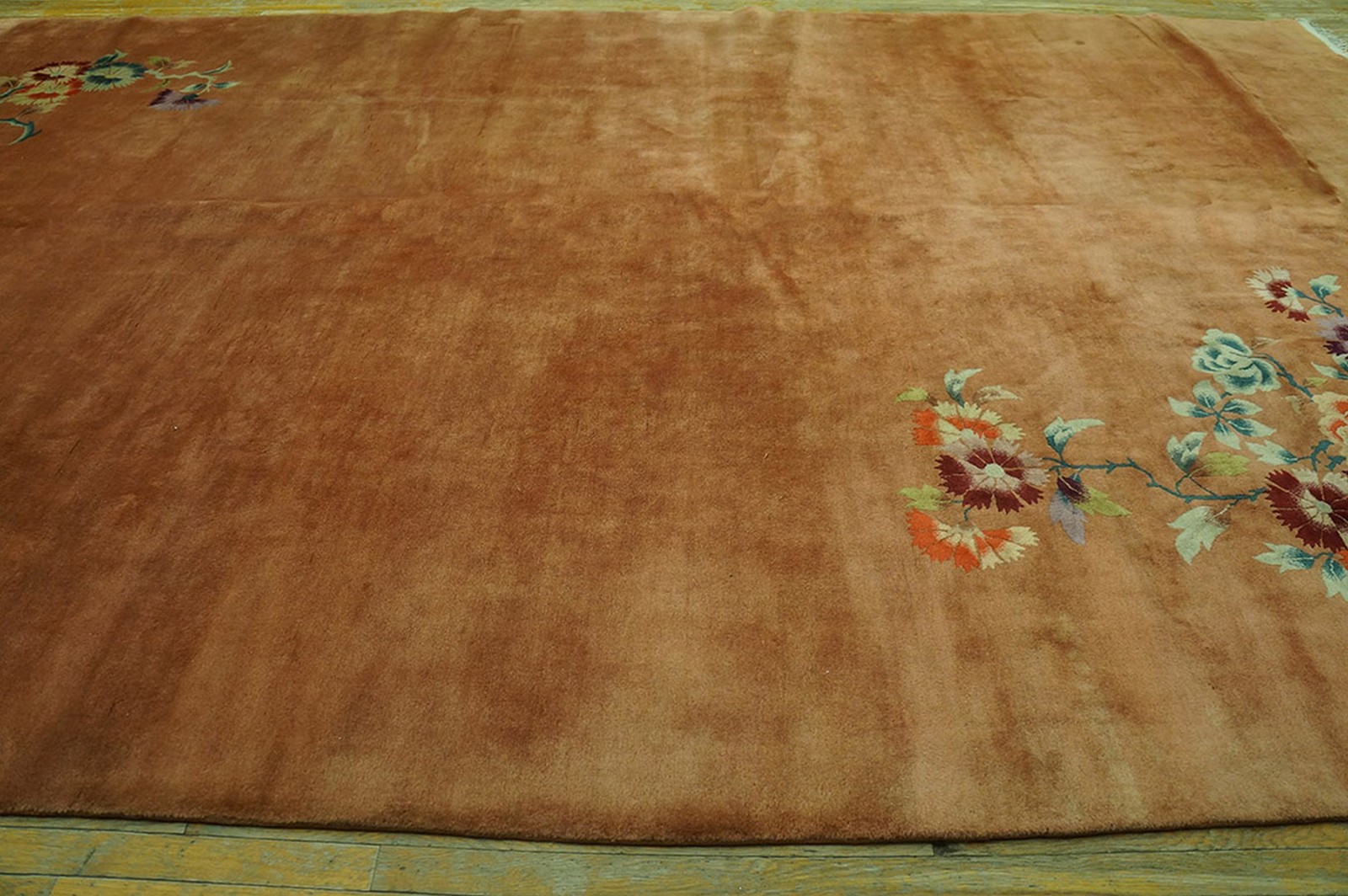10X14 Antique Chinese Art Deco Wool Area Rug 1935 gallery