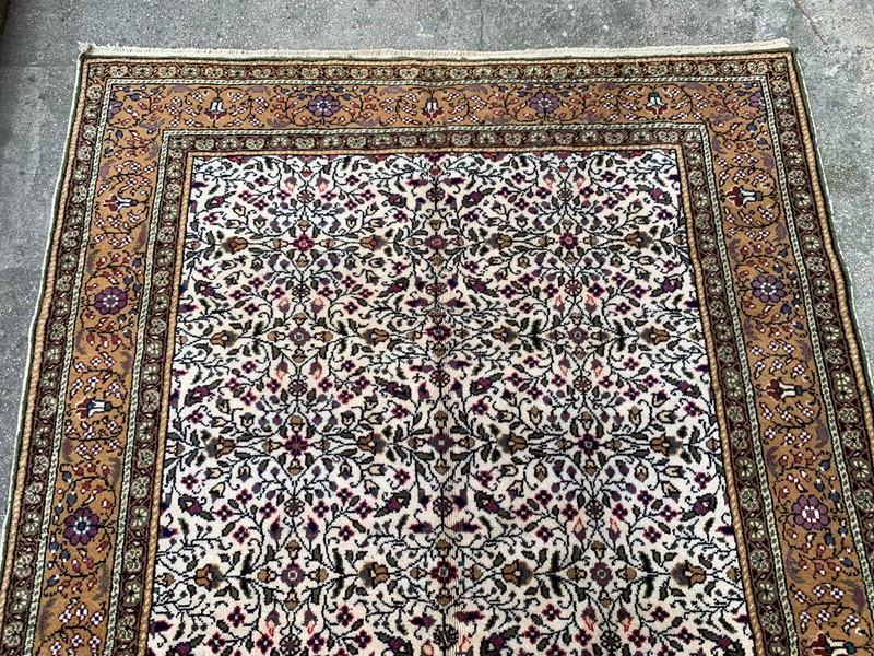 4'10'' x 7'5'' Handmade Carpet Village Rug Organic Rug Natural Carpet.SKU:K1587 gallery