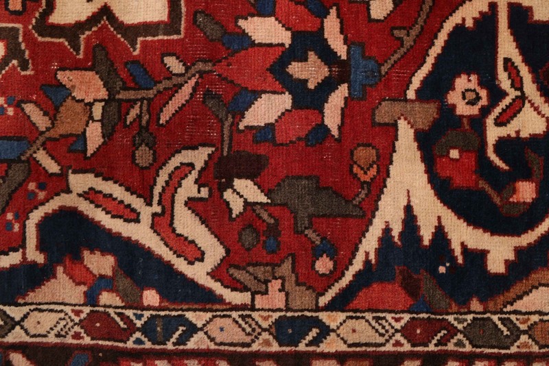Vintage Traditional Hand-Knotted Area Rug 6'11" x 9'9" Oriental Wool Carpet gallery