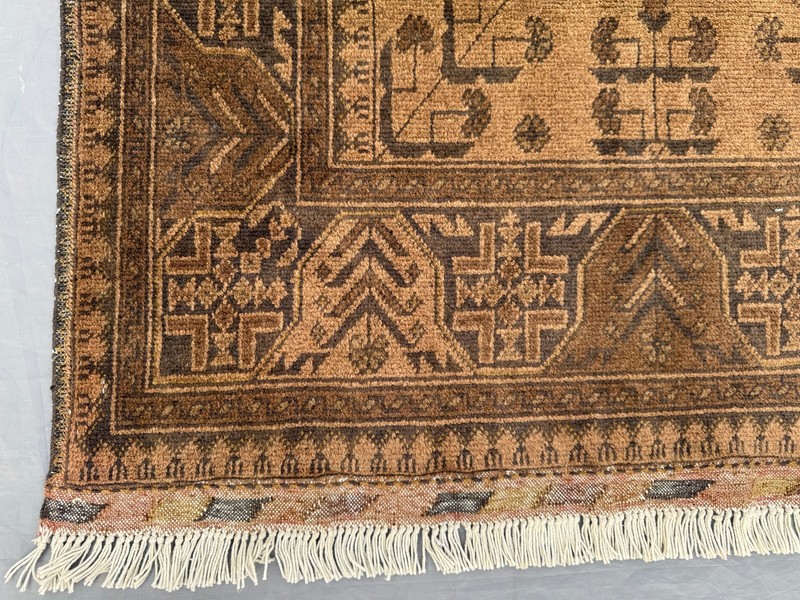 3'4" x 5'2" Vintage Afghan Hand-Knotted Soft Wool Rug Tribal Area Bedroom Carpet gallery