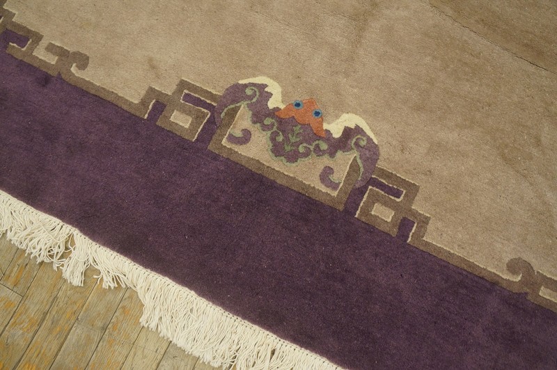 9X12 Antique Chinese Art Deco Wool Area Rug 1925 gallery