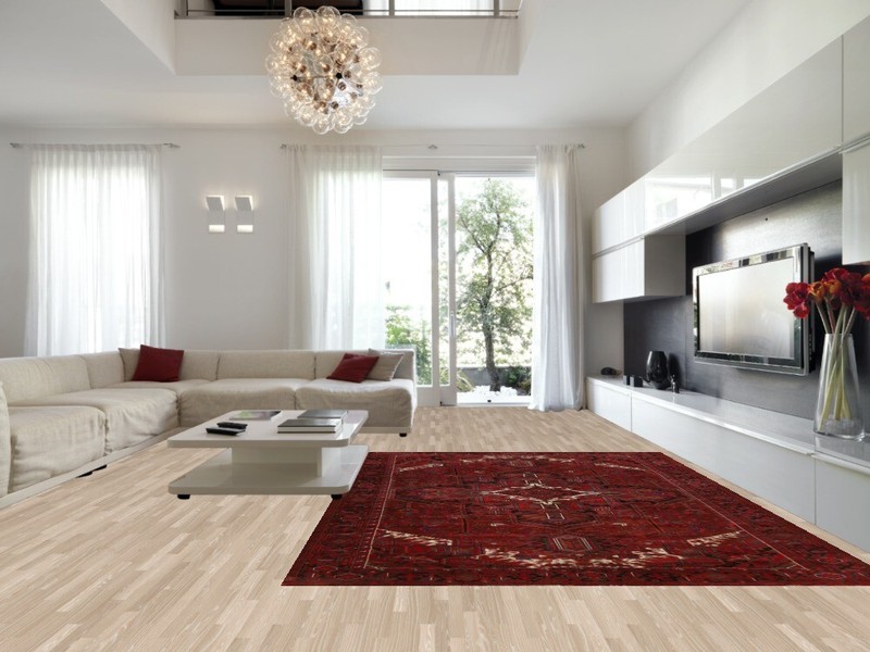 Nomad Hand-knotted Wool Heriiz Traditional Area Rug Living Room Carpet 10x13 gallery