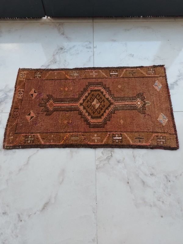 Rare Antique Carpet Rug, 2x3 Home Desing Rug, Handmade Natural Rug Turkish Rug gallery