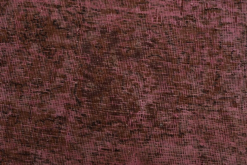 Tabrizi Rug 7'5'' x 10'8'' Pink Wool Vintage Distressed Hand-Knotted Carpet gallery