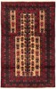 Vintage Hand-Knotted Area Rug 2'9" x 4'8" Traditional Oriental Wool Carpet gallery