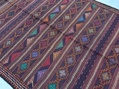 5’5 X 8’3 Ft Vintage Gorgeous Aimaki Qalaino Tribal Soumak Klim