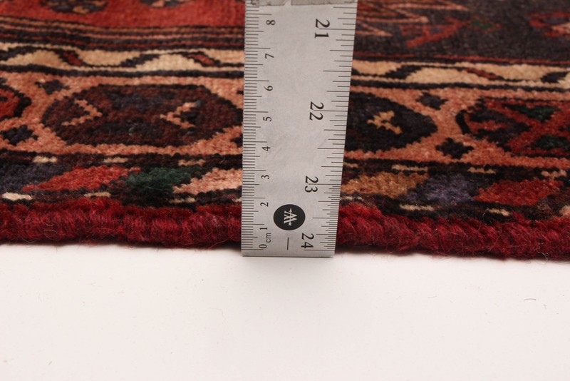 3'5" x 10'7" Vintage Hand-knotted Runner Rug Traditional Oriental Wool Carpet gallery