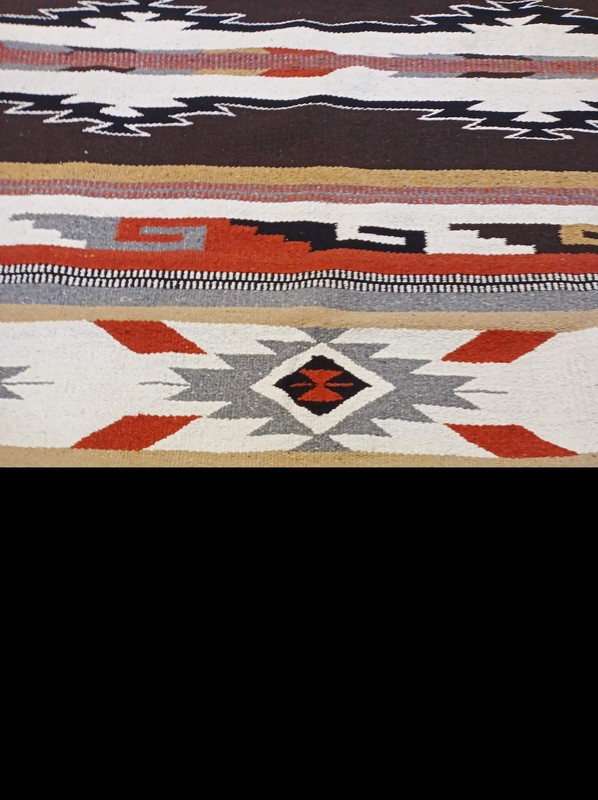 Handwoven Southwest Design Acrylic Rug; 20"X40" gallery