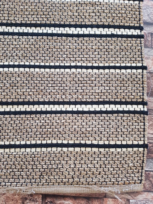 Vintage Handmade Turkish Striped Wool Kilim Runner Rug 210x76 cm gallery