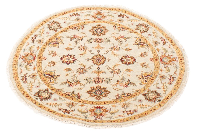 Traditional Vintage Hand-Knotted Area Rug 4'0" x 4'0" Oriental Wool Carpet gallery