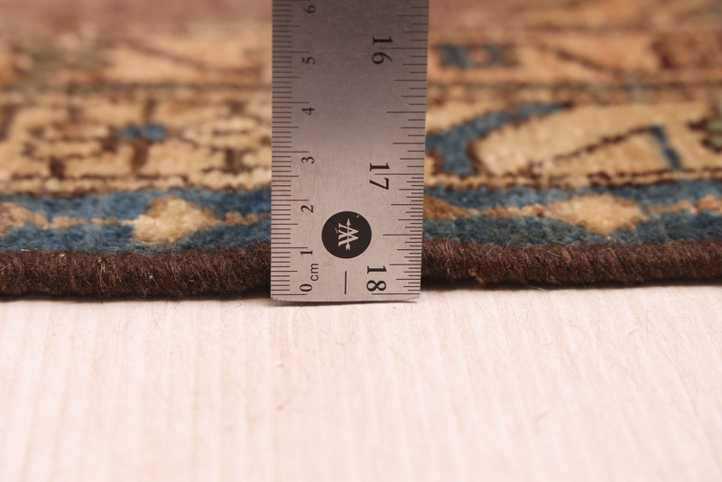 Vintage Hand-knotted Runner Rug 3'4" x 13'0" Traditional Oriental Wool Carpet gallery
