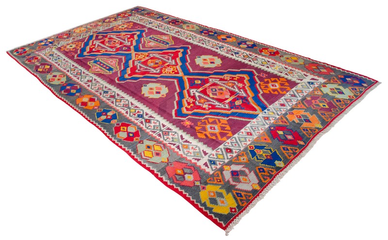 Turkish Rug Handmade Oversize Kilim Rug Living Room Decor Area Rug 8x13 Rug aprx gallery