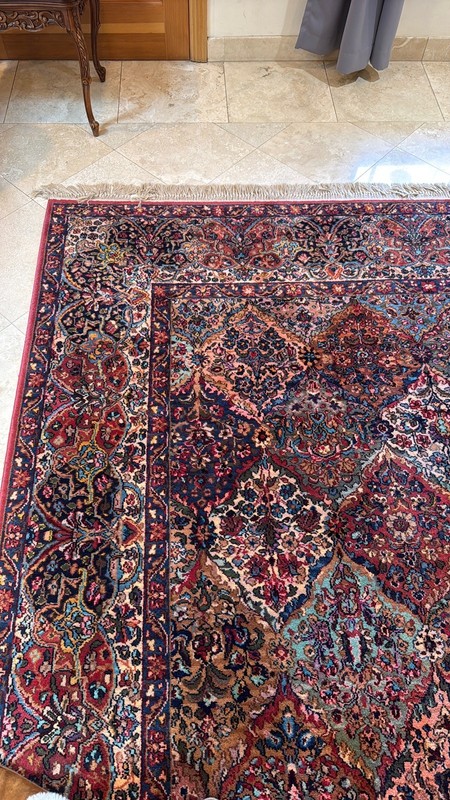 11.5x16 Karastan Multicolor Panel Kirman Rug #717, Palace Size Wool 700 Series gallery