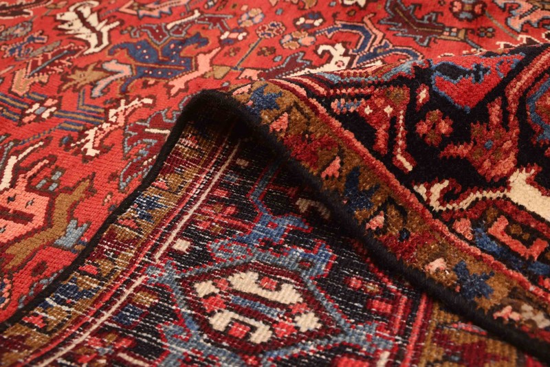 Vintage Traditional Hand-Knotted Area Rug 7'3" x 9'0" Oriental Wool Carpet gallery