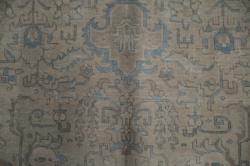 Vintage Distressed Beige Rug Adding Timeless Sophistication to Interiors 8x11 gallery