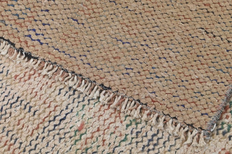 Vintage Turkish Runner Rug 3x11ft FADED Handmade Anatolian Oushak Hallway Wool gallery