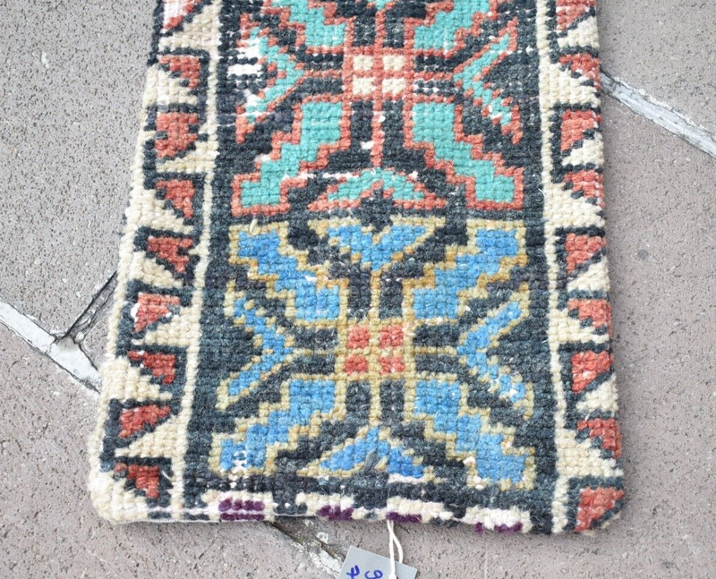 Turkish Carpet Pillow Cover Rug 10'' x 36'' Decorative Handmade Cushion Cover gallery