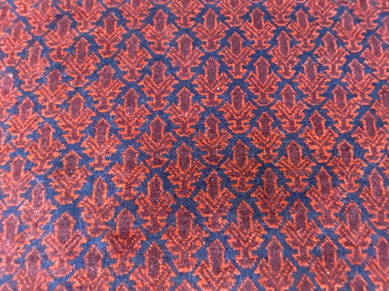Vintage Afghan Hand-Knotted Baluchi Rug 4'2 x 6'9 ft Rare Geometric Pattern Rug gallery