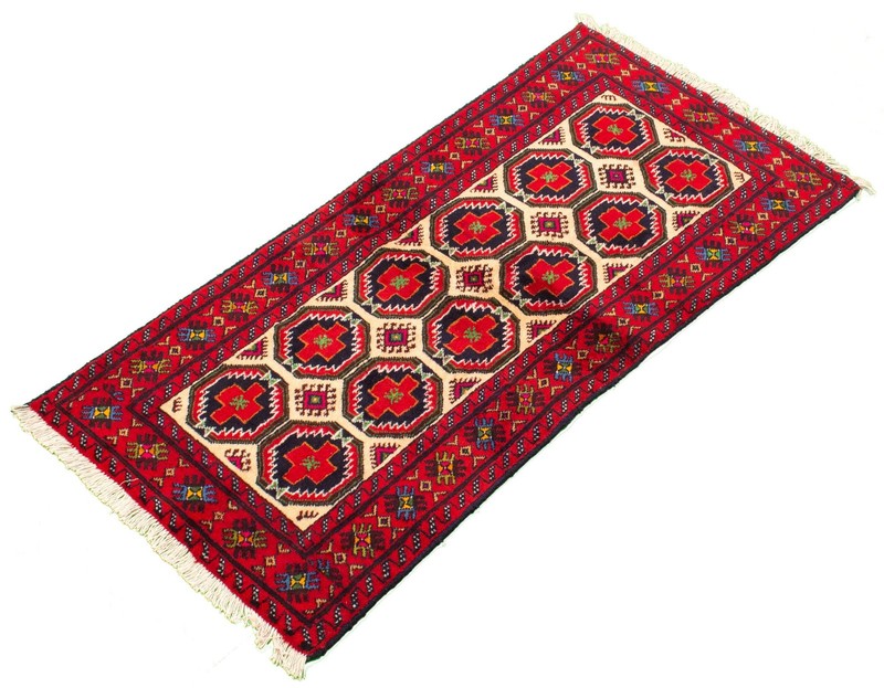 Vintage 3'1" x 6'4" Traditional Hand Knotted Vegetable Dye Wool Area Rug gallery
