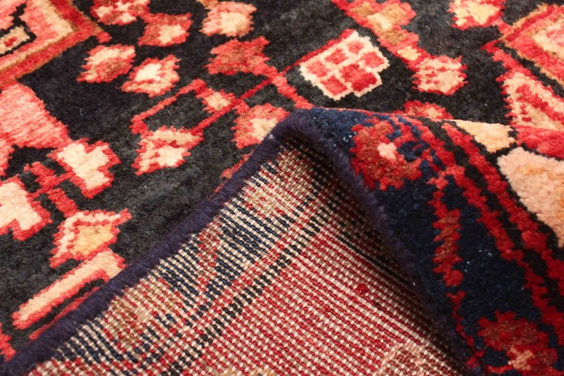 Vintage 4'4" x 6'7" Traditional Hand Knotted Vegetable Dye Wool Area Rug gallery