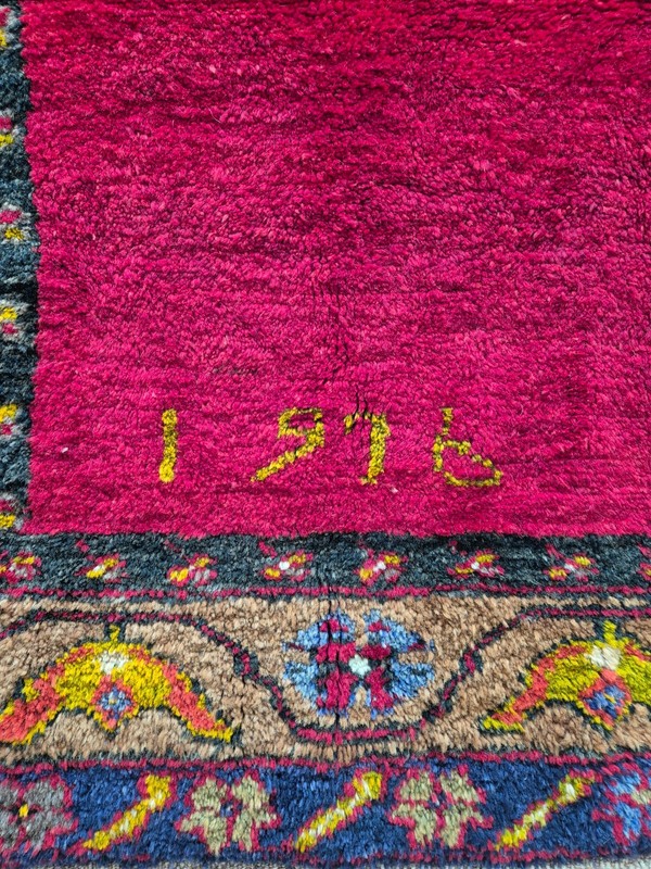 Vintage Prayer Rug, Anatolian Rug, Hand Woven Carpet, Handmade, Wool, 1976, Wool gallery