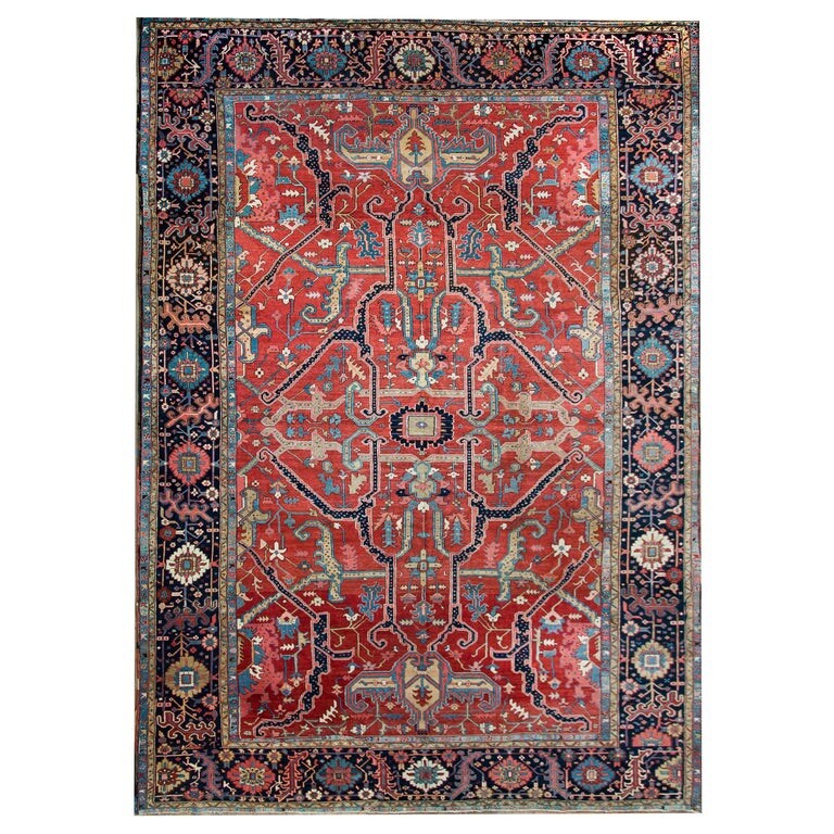 Beautiful Bakhshayesh - 1890s Antique Oriental Rug - Tribal Carpet - 13.6 x 18.8 gallery