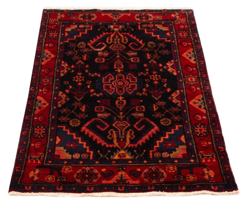 Vintage Hand-Knotted Area Rug 3'5" x 5'9" Traditional Oriental Wool Carpet gallery