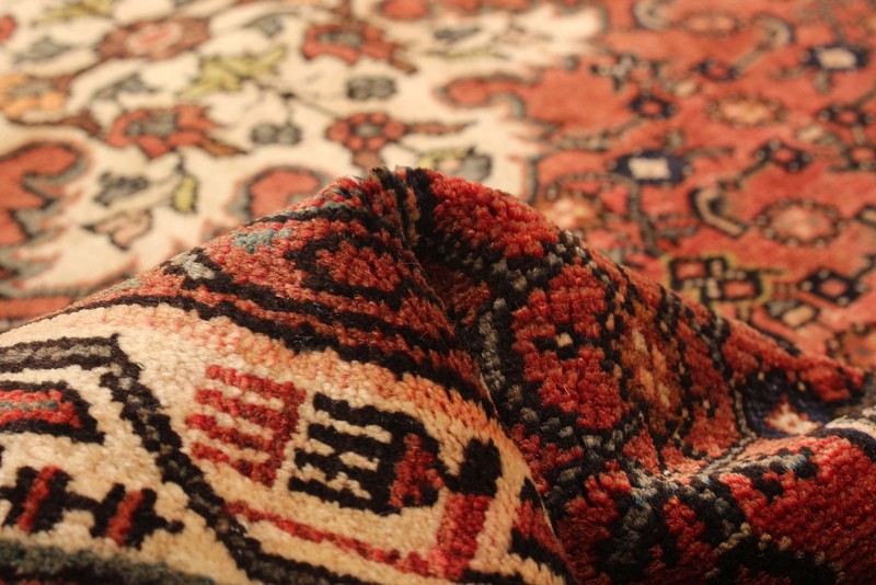 3'10" x 9'10" Vintage Hand-knotted Runner Rug Traditional Oriental Wool Carpet gallery