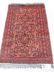 3x4ft. Afghan Khal Muhammidity Tribal Full Pile Wool Rug